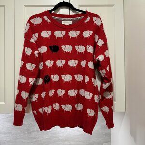 Princess Diana HOLY SHEEP Cotton Country Sweater